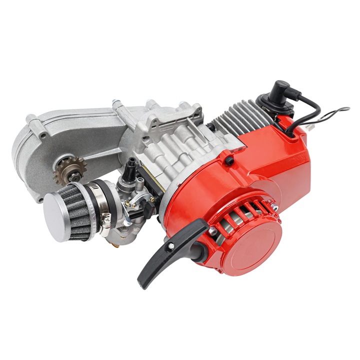 Motor Mini 49CC, Constructie Aluminiu, Sistem de Racire cu Aer, 1 Cilindru