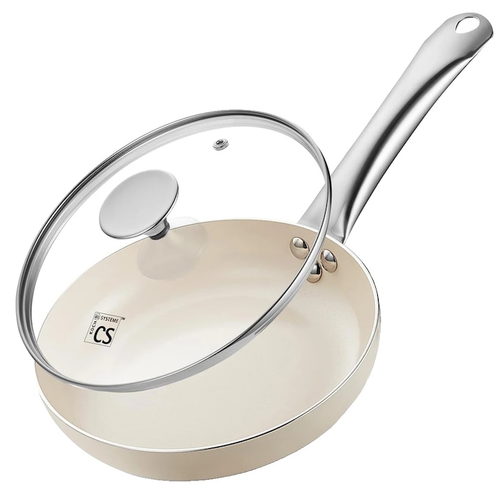 Тиган, 10 инча, незалепваща керамика, алуминий, комплект