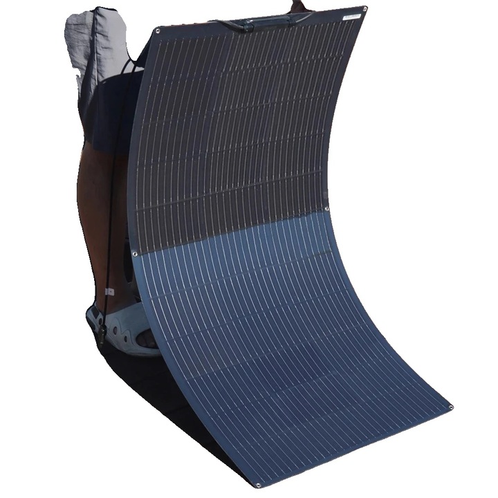 Panou solar PET 150W, eficienta ridicata, design flexibil, 1065x550mm