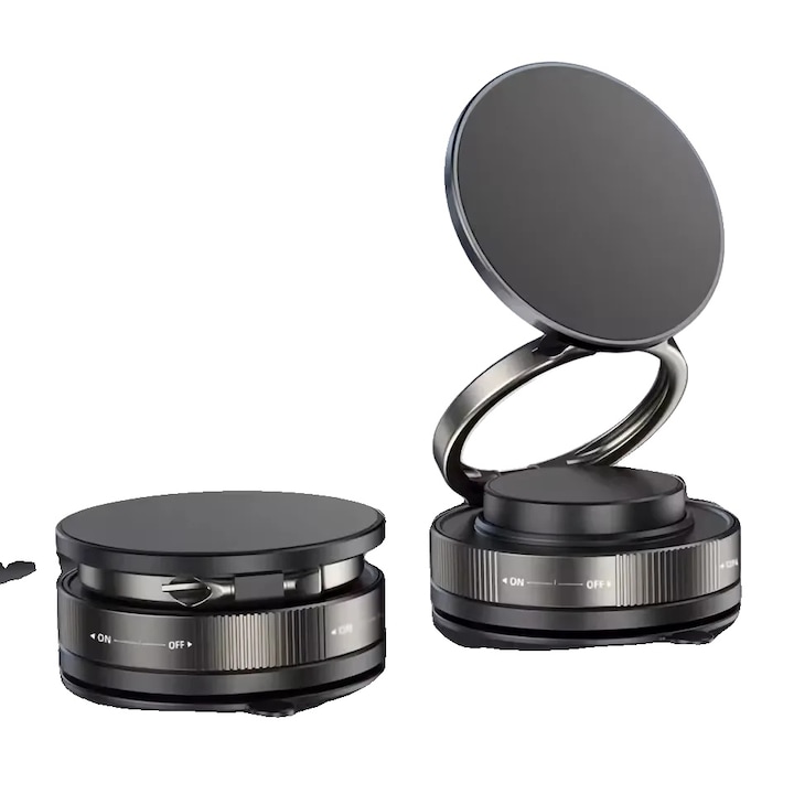 Suport telefon auto, 360° rotire, compatibilitate universala, negru