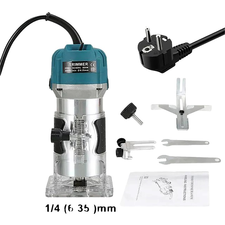 Aparat de tuns, 800W, 30000RPM, design wireless, taiere precisa