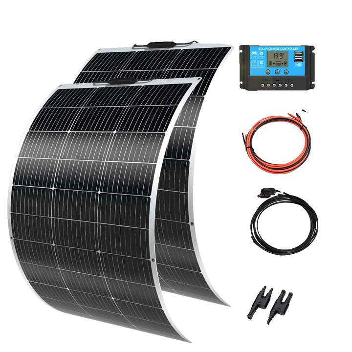 Panou solar, 300W, 12V/24V, eficienta ridicata, dimensiuni 1160x565x2.5mm