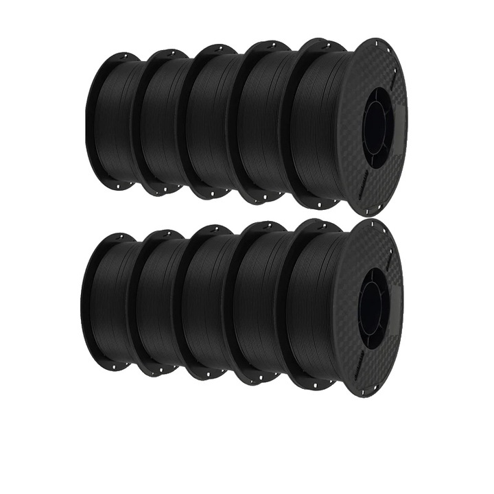 Filament 3D, HS-PLA, set 10kg, 1.75mm, negru