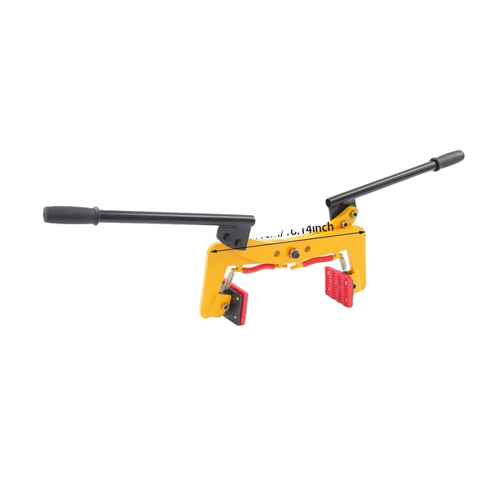 Kőfogó, állítható nyílás, nagy teherbírás, sárga, 41x21x10cm