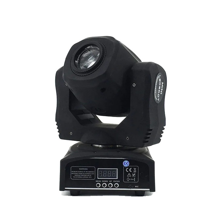 Lumina mobila LED, 60W, 7 culori, control DMX, 19.8x14.4x27.2cm, set 1 bucata