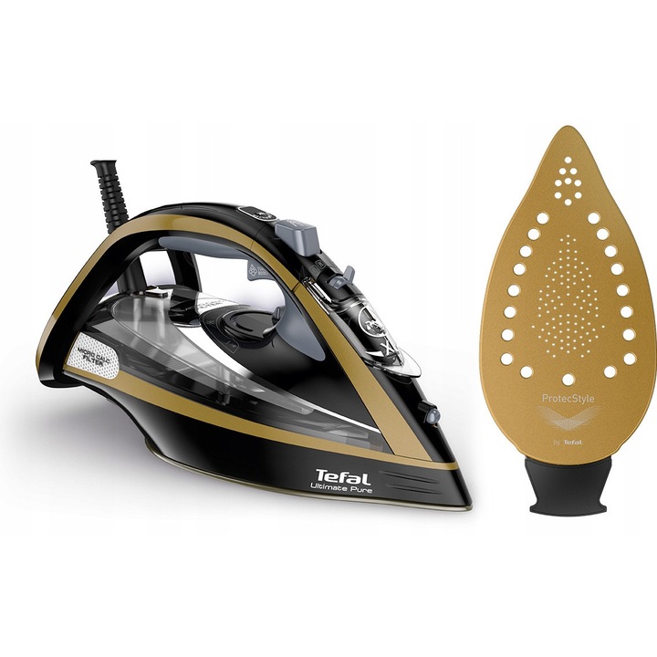 Fier de călcat Tefal Ultimate Pure, 3000W, 250g/min, Anti-Drip, multicolor