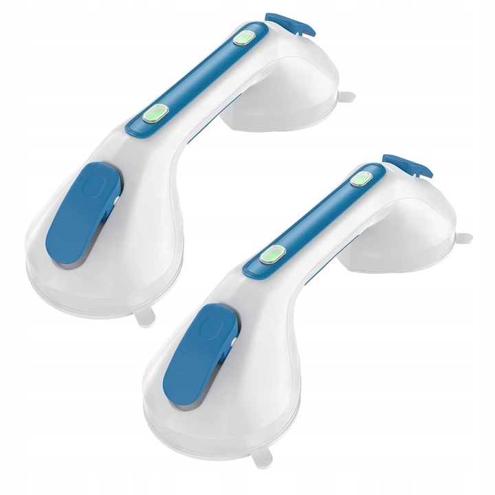 Set 2 bare antiderapante, 30cm, montare fără găurire, rezistente la apă