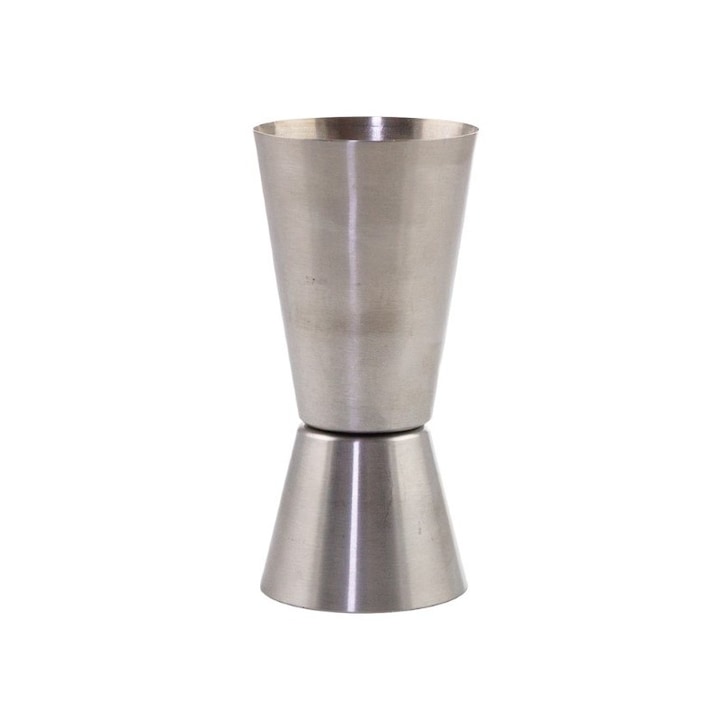 Duplafalú pohár italok mérésére, bár jigger, rozsdamentes acél jigger 50/100 ml