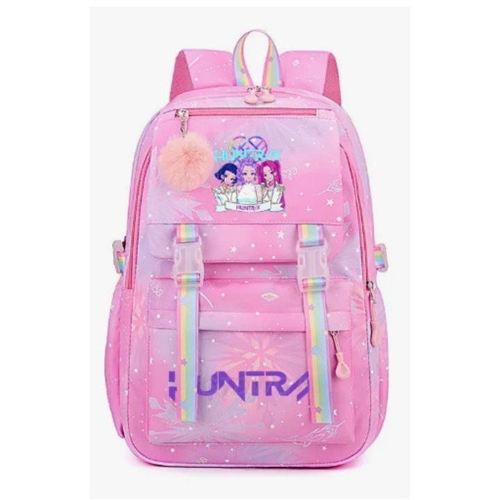 Ученическа раница, K-pop Witcher Girls, водоустойчив, 44x30x13cm, за лаптоп до 14 инча