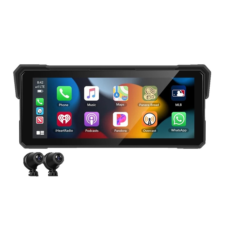 Player Smart, CarPlay Wireless, IP68, 1600x600, elülső és hátsó kamera támogatása