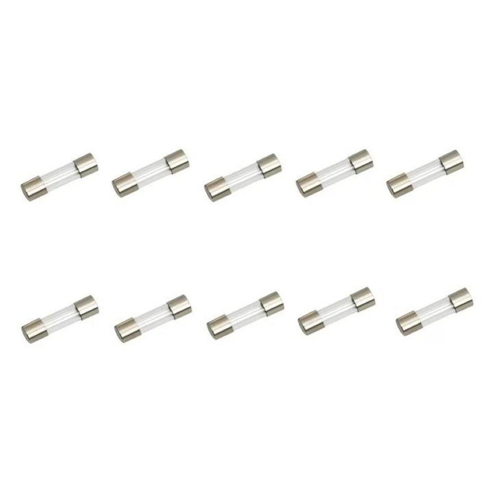 Set 10 Sigurante Temporizate 3, 15A-T 5X20mm - ROHS