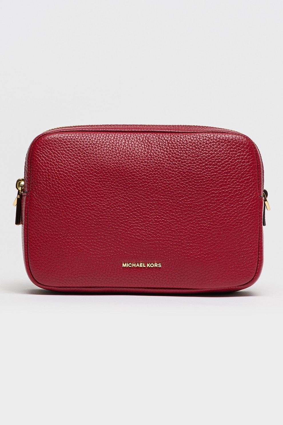 Michael Kors, Geanta crossbody de piele Bryant, Roz zmeuriu - eMAG.ro