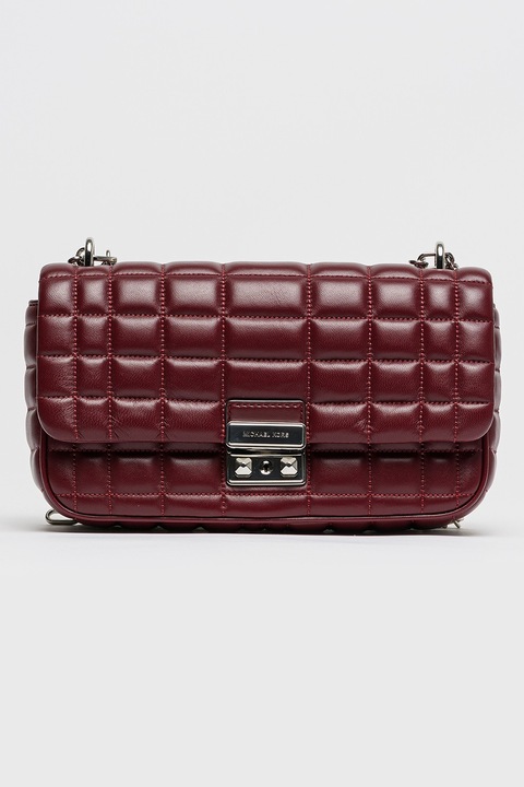 Michael Kors, Geanta matlasata din piele Tribeca, Violet