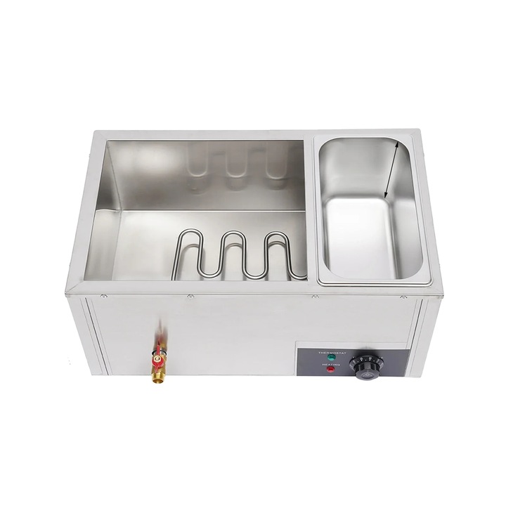 Електрически бюфетен резервоар, 3x7 литра, 850W, инокс, универсална употреба