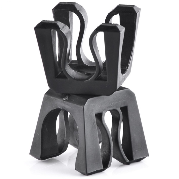 Edzőrúd tartó, műanyag, NR.10 DPY-CLIP, műanyag, forgatható