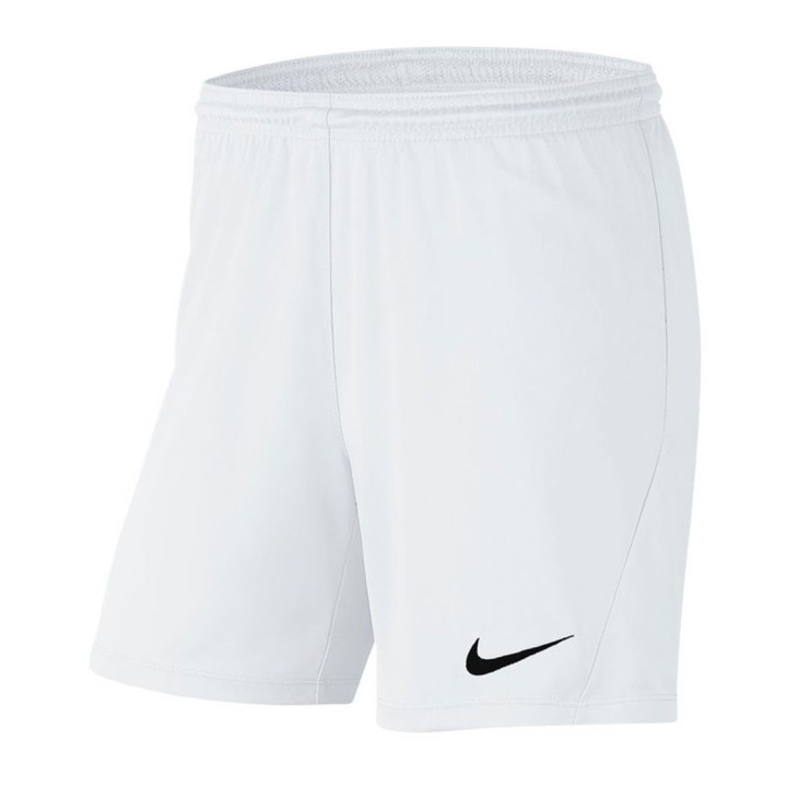 Rövidnadrág, Nike, Park III, DRI-FIT technológia, fehér, poliészter