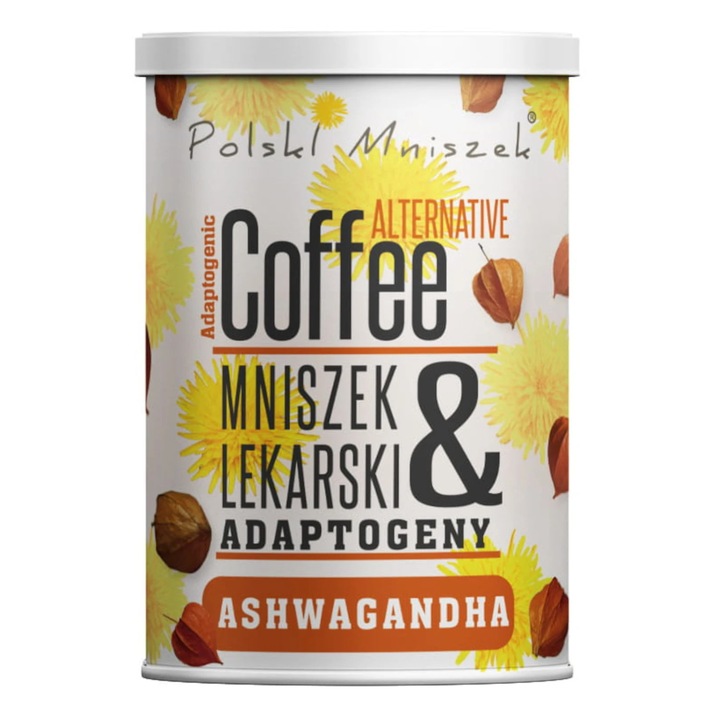 Cafea din radacina de papadie cu adaptogeni, POLSKI MNISZEK, 150g, fara cofeina, sustine sistemul circulator