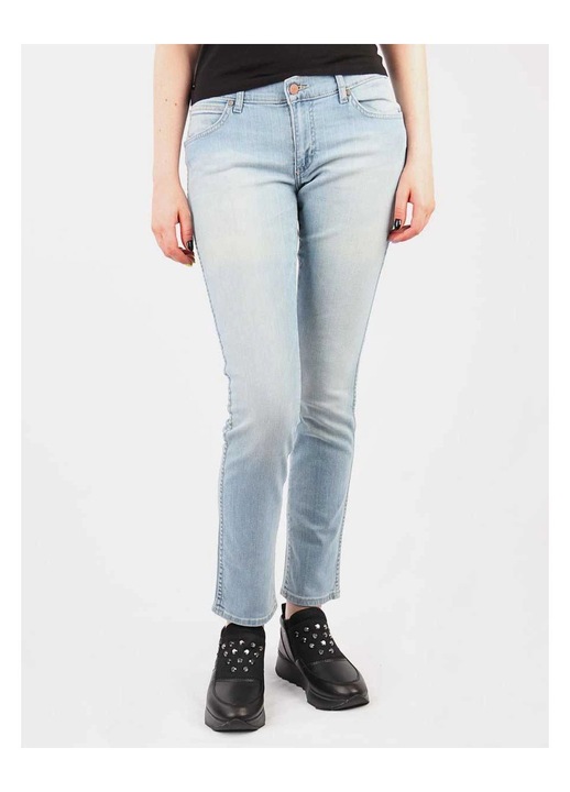 Дамски дънки, Wrangler, Hailey Sunfaded, мулат, син, памук