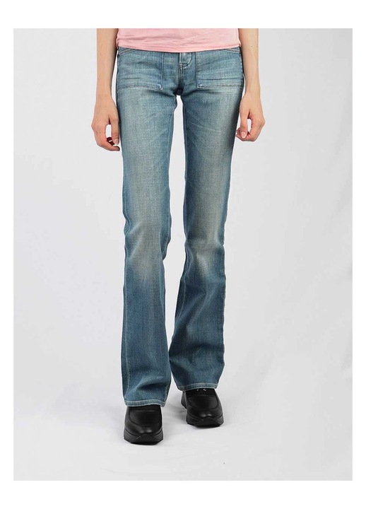 Női farmernadrág Megan, Wrangler, pamut/elasztán, kék, W25-L34 US