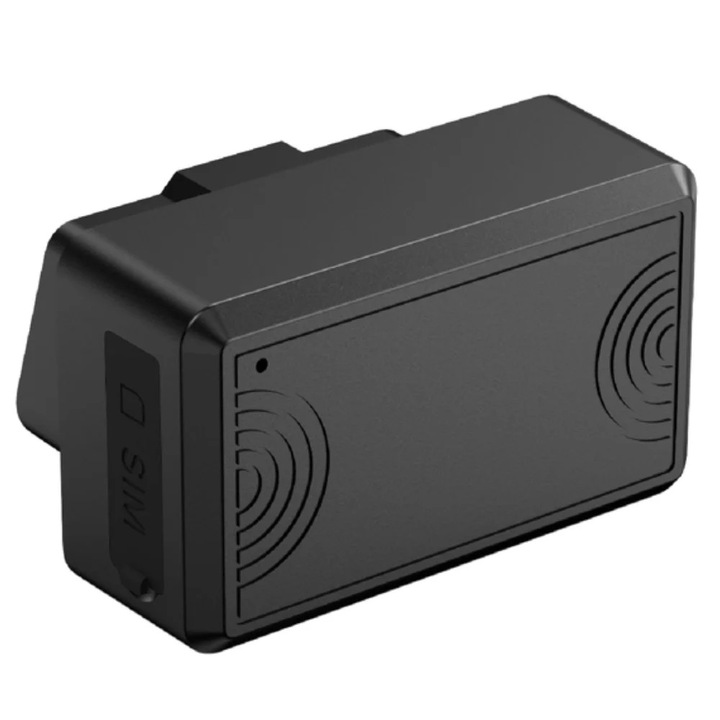 Mini GPS Tracker 4G OBD pentru Masini, Localizare Auto in Timp Real, Monitorizare Vehicul, Alarme Viteza, Miscare, Perimetru Virtual si Microfon Live