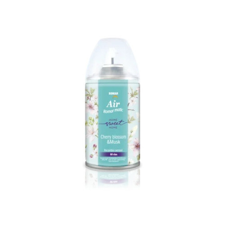 Spray odorizant pentru cameră Air Romar, flori de cires si mosc, 335cc
