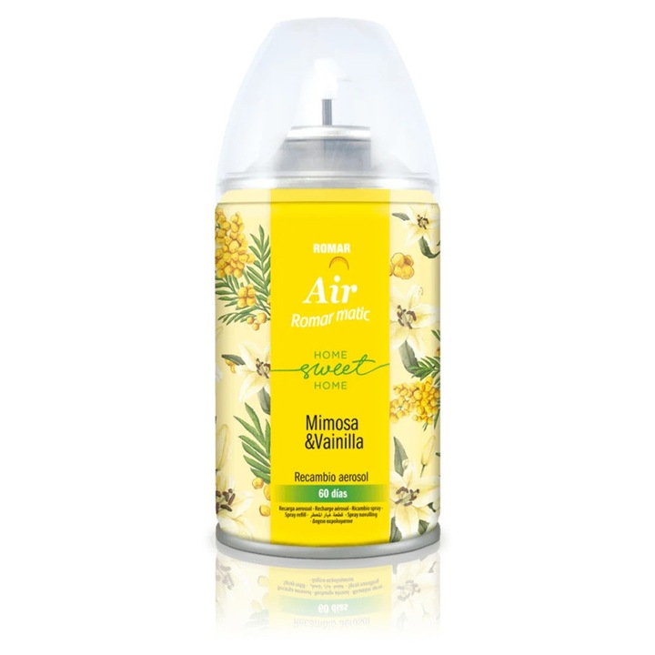 Spray odorizant camera, Air Romar, MIMOSA & VANILLA, 335cc, aerosol