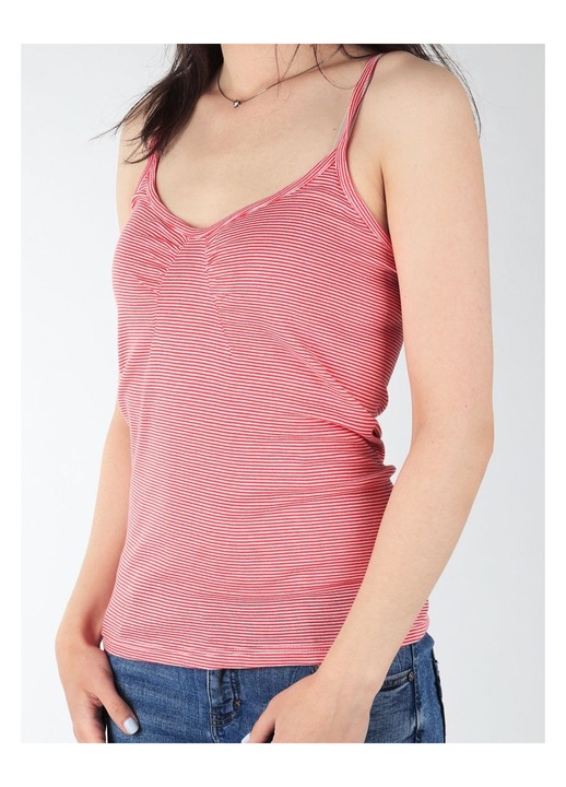 Дамски потник, Lee L430CG45, памук/модал, червен/бял, M INTL