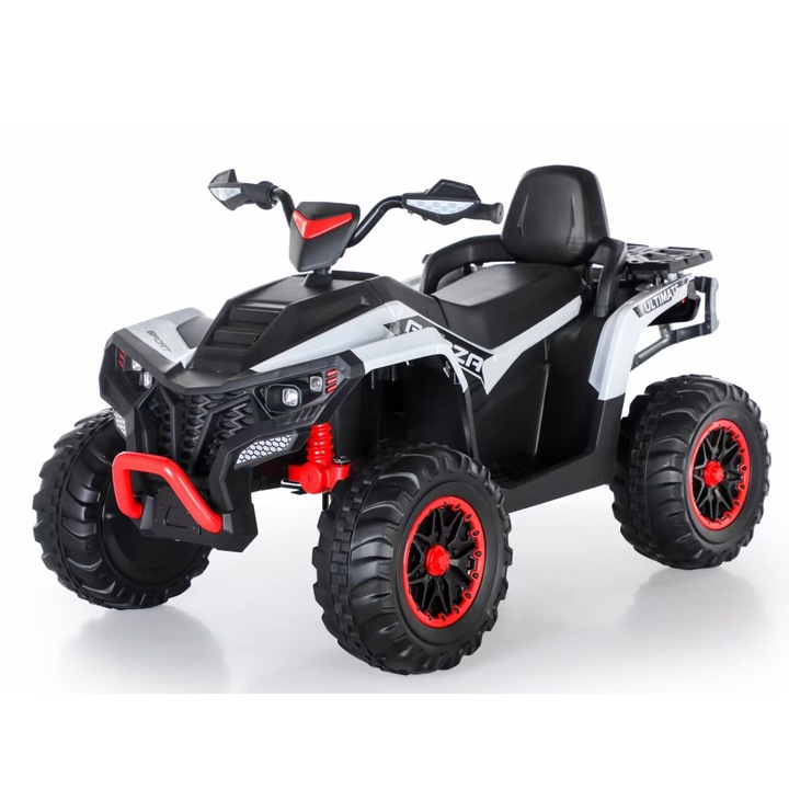 ATV copii RDB-KKL-908, 3-8 ani, MP3 Player, 120x80x70cm, Gri