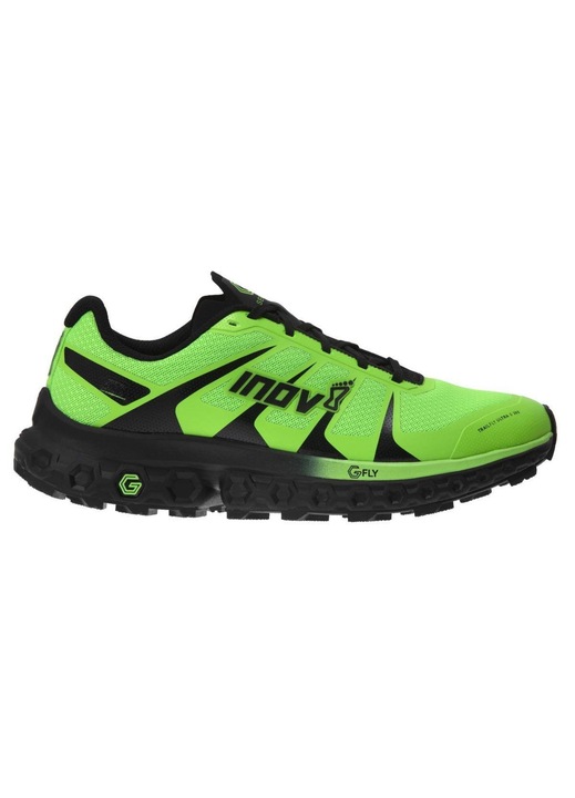 Férfi sportcipő Inov-8 Trailfly Ultra, fekete/zöld