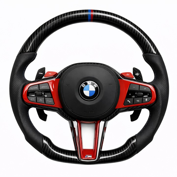 Волан BMW M Performance, карбон, червени акценти, спортен дизайн, G серия (2018-2024)