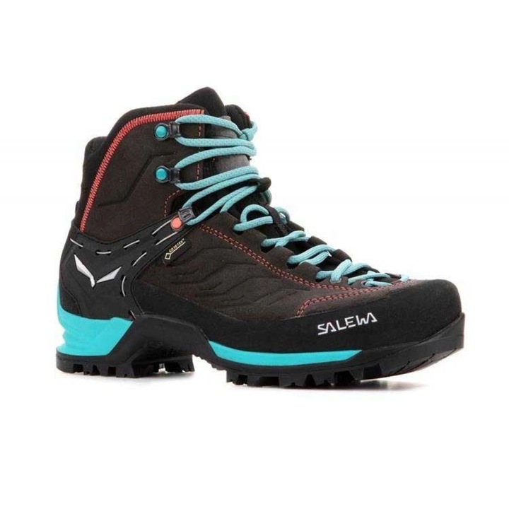 Дамски спортни обувки Salewa Mtn Trainer Mid GTX, водоустойчиви, кожа, морско кафяво, 36.5 EU