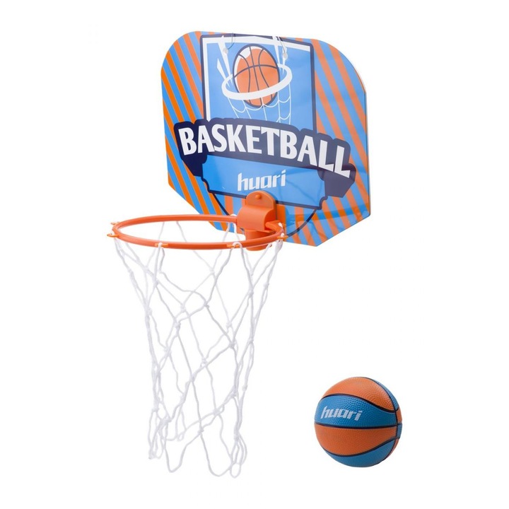 Panou de baschet Huari Bordis cu set de mingea, 30x22,5cm, montare simpla, 10cm diametru