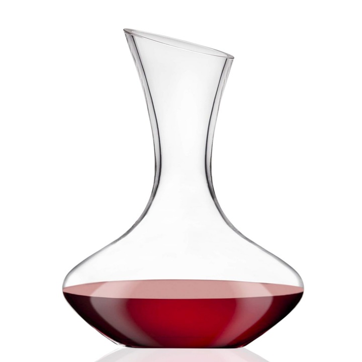 Bordekanter, Omelivon, 1.5l, átlátszó, keskeny nyakú kivitel, bor levegőztetés