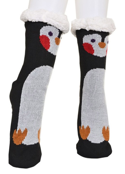 Vodo otthoni zoknik, Fekete, One Size