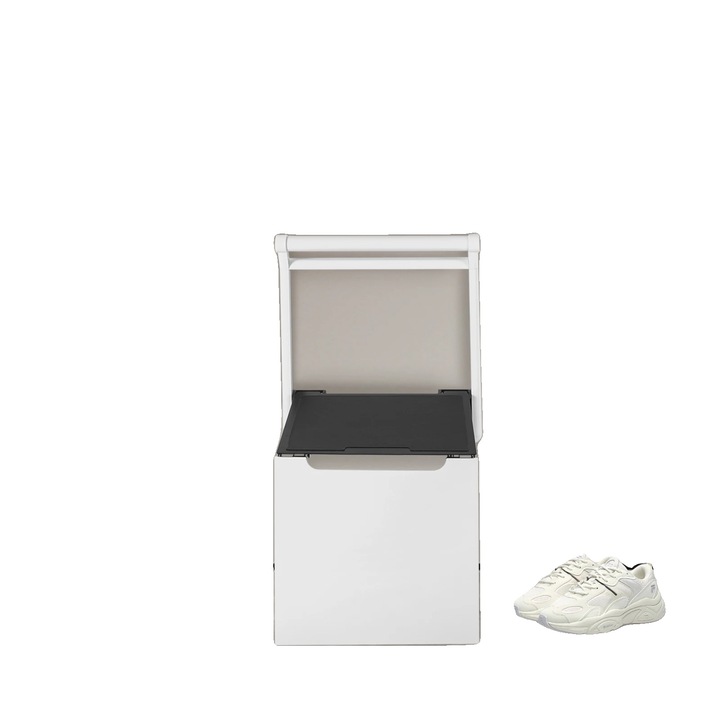 Scaun de dus pliabil, capacitate 150 kg, material aluminiu, design compact, cu suport intarit, dimensiuni 60x50x45cm