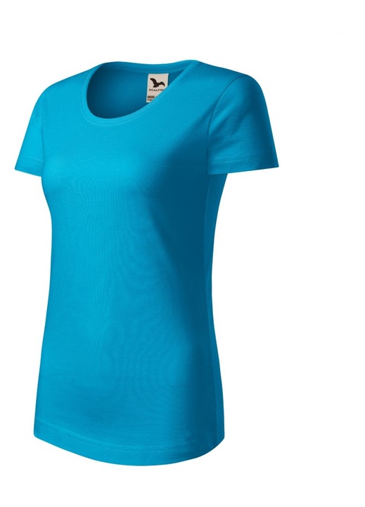 Női póló Malfini Origin, biopamut, kerek nyakkivágás, kék, 2XL INTL
