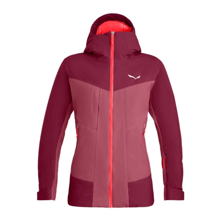 Дамско спортно яке 28254-6571, Salewa, Полиестер, Цвят бордо