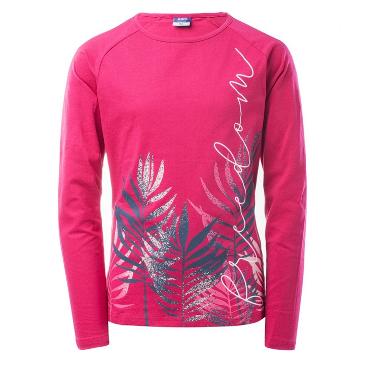 Bluza Bejo, fete, maneci lungi, roz, bumbac, Roz, 152 CM