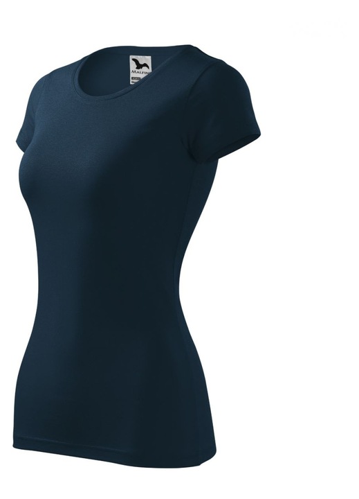 Női póló Malfini Glance, slim-fit, rugalmas anyag, gránát színű, 95% pamut, 5% elasztán, M INTL