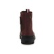Ghete dama Palladium Pallatrooper, piele, culoare visiniu, cu fermoar lateral, talpa groasa