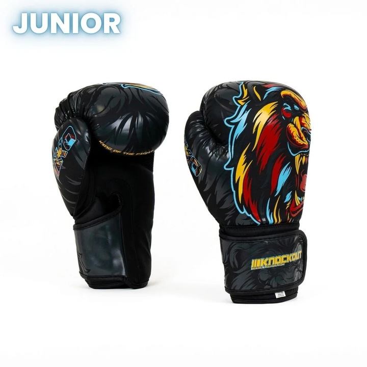 Manusi Box Knockout LION Copii 8 OZ- 8/10 Ani