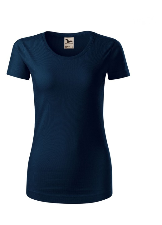 Női póló Malfini Origin, alakformáló szabás, biopamut, tengerészkék, 2XL INTL