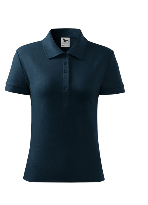 Malfini galléros póló, pamut, tengerészkék, karcsúsított szabású, rövid ujjú, 2XL INTL