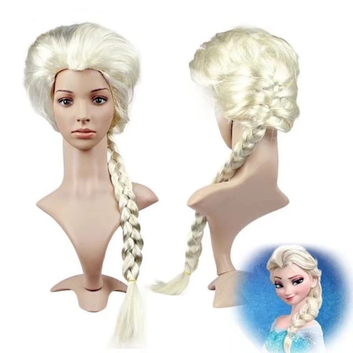 Peruca cosplay Elsa Frozen