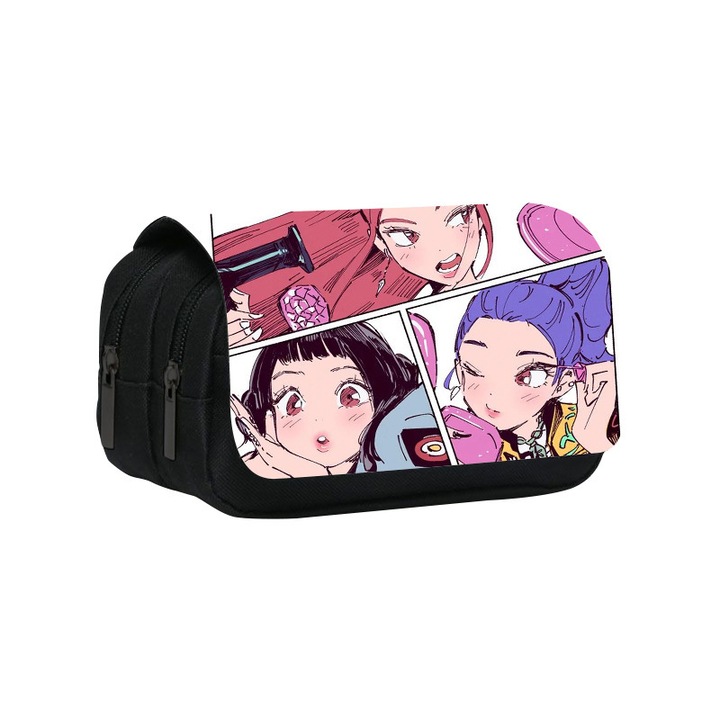 Penar dublu strat Kpop, imprimeu studentesc, D-24