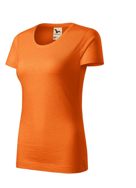 Női póló Malfini Native, organikus pamut, melange, narancssárga, 2XL INTL