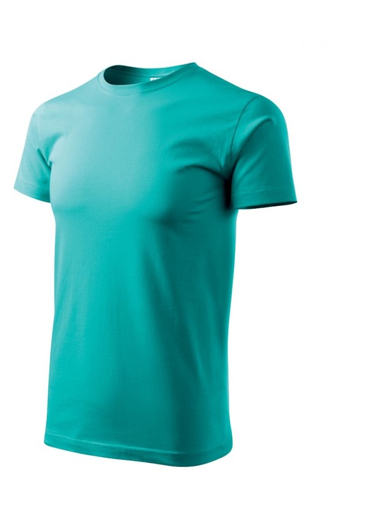 Férfi póló Malfini MLI-12919, rövid ujjú, pamut, zöld, S INTL