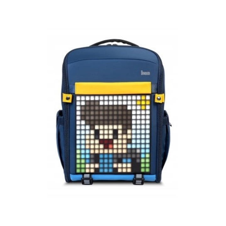 Divoom Backpack S hátizsák, 16x16-os LED Pixel Art kijelző, időjárásálló kialakítás, 41x36x80cm