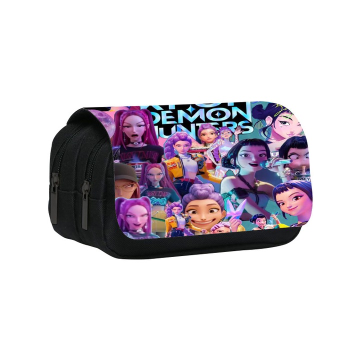 Penar dublu strat Kpop, imprimeu studentesc, D-7