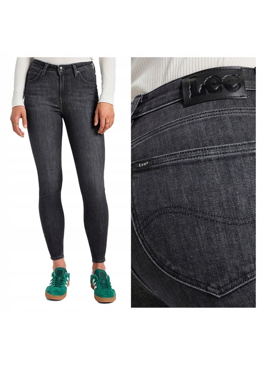 Blugi Dama, Lee, Scarlett fit, gridwqfwqd, Gri